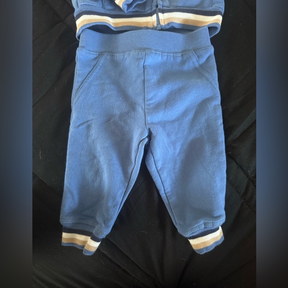 Little Me Blue Sweatpants & Hoodie Set - Picture 3 of 5